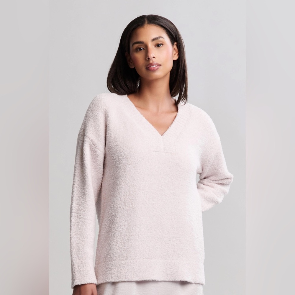 Barefoot Dreams CozyChic Ultra Light Pullover Sz Large